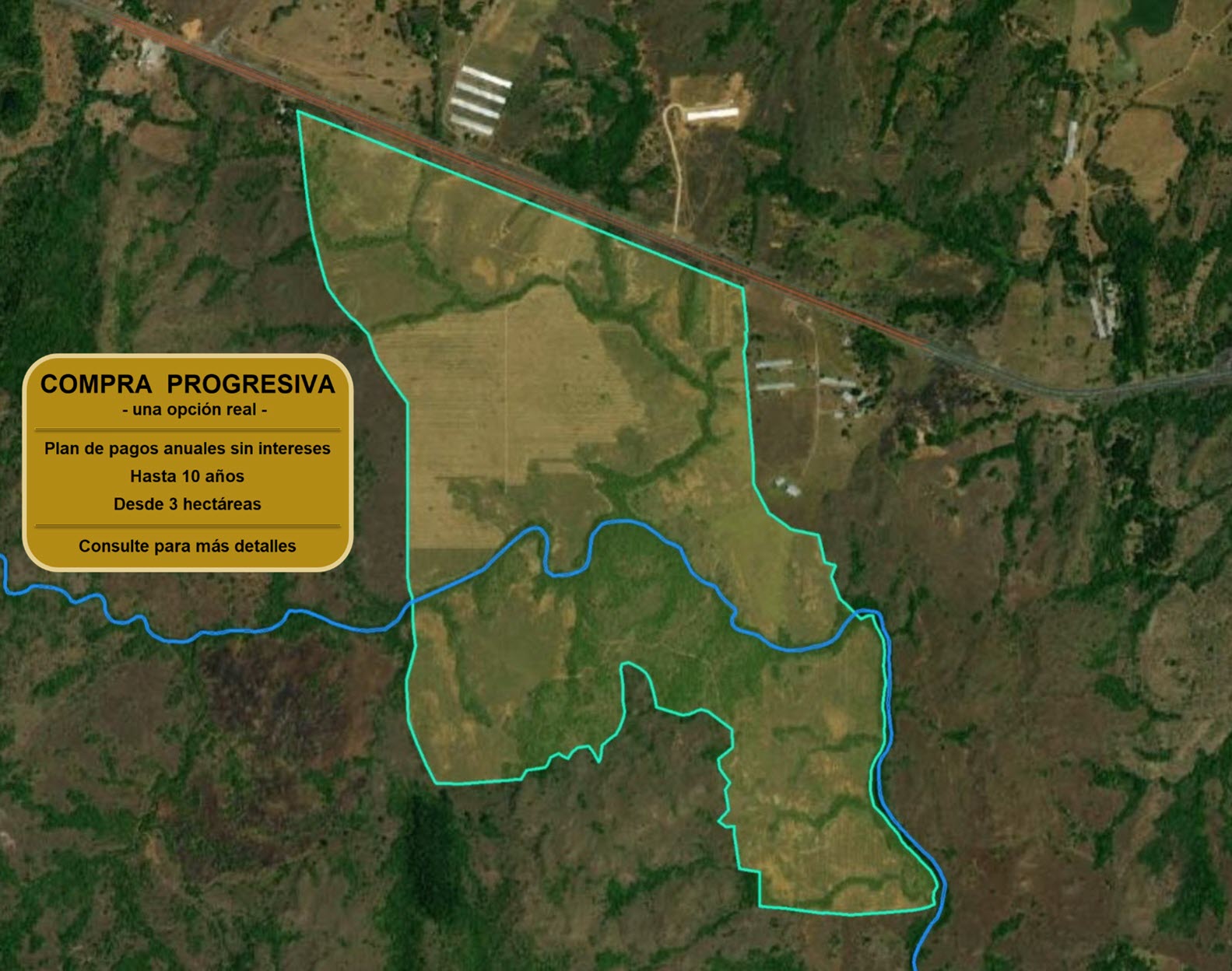 Imagen 5 – vista satelital con aviso de Compra Progresiva