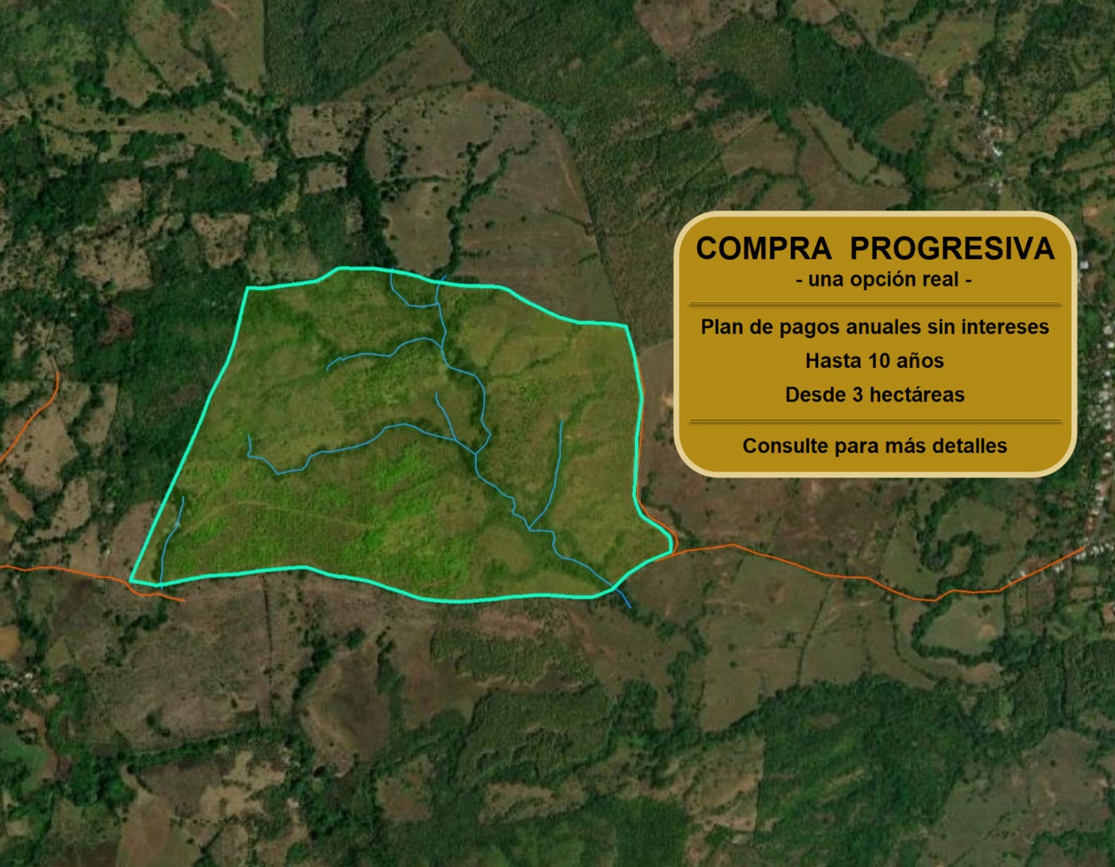 Imagen 5 – vista satelital con aviso de Compra Progresiva