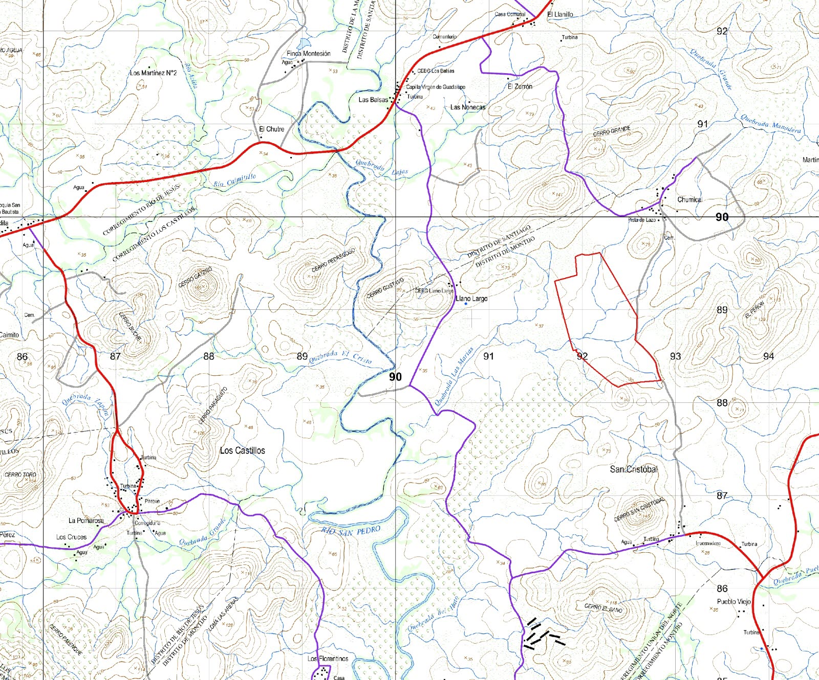 Imagen 4 – ubicación detallada de Los Algarrobos