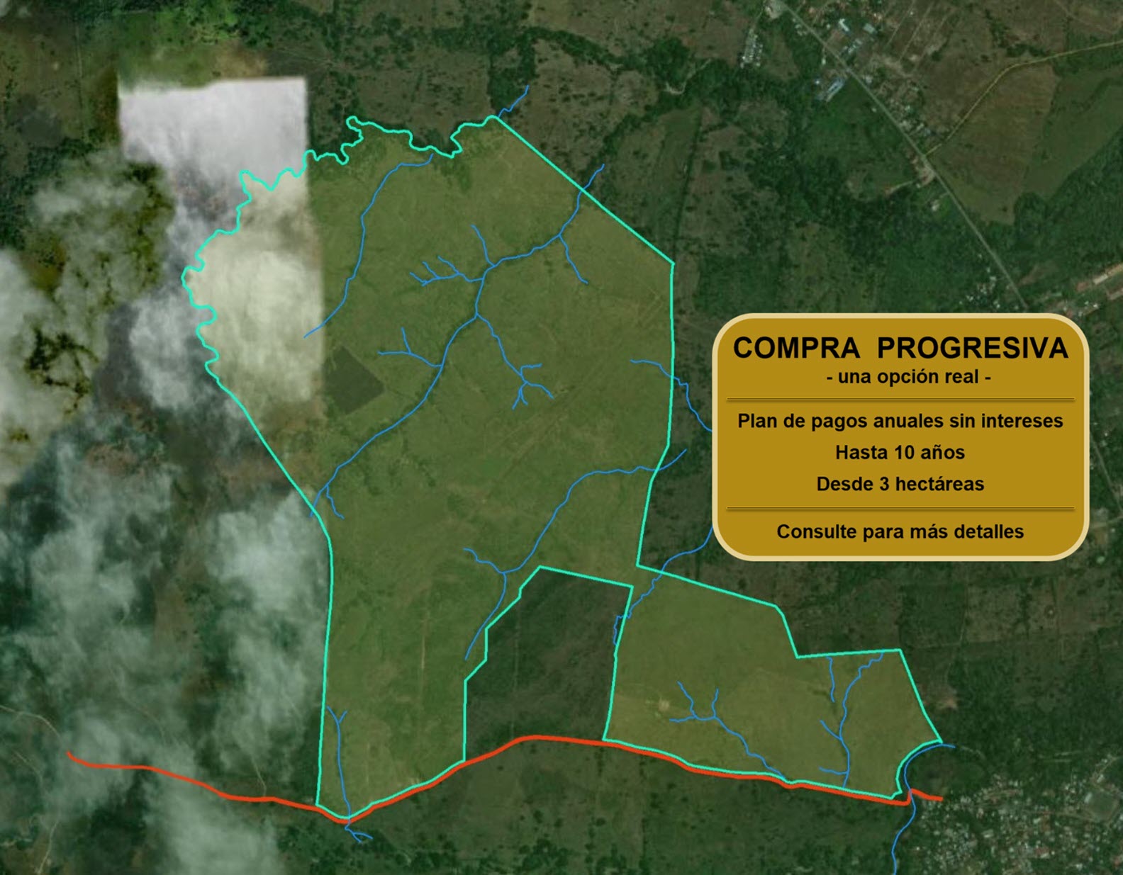 Imagen 5 – vista satelital con aviso de Compra Progresiva
