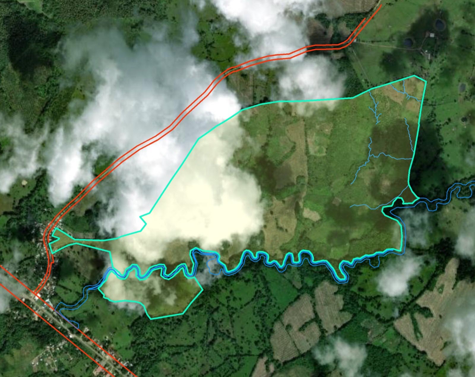 Imagen 2 – vista satelital de Zapallal